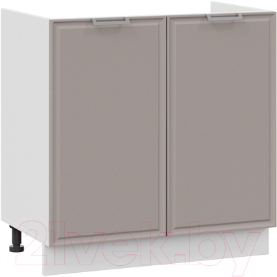 Шкаф под мойку ТриЯ Белладжио 1Н8М (белый/софт капучино) - фото
