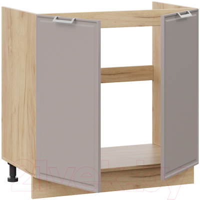 Шкаф под мойку ТриЯ Белладжио 1Н8М (дуб крафт золотой/софт капучино)