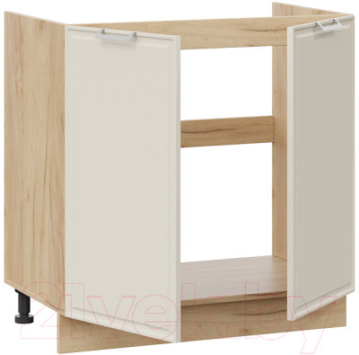 Шкаф под мойку ТриЯ Белладжио 1Н8М (дуб крафт золотой/софт панакота)