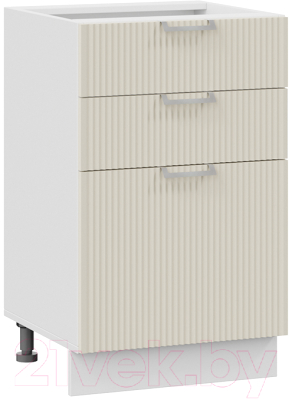 Шкаф-стол кухонный ТриЯ Кимберли 1Н5Я3 (белый/крем) - фото
