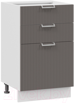 Шкаф-стол кухонный ТриЯ Кимберли 1Н5Я3 (белый/муссон) - фото