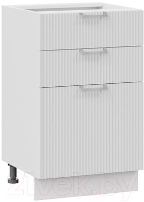 Шкаф-стол кухонный ТриЯ Кимберли 1Н5Я3 (белый/сноу) - фото