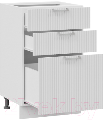 Шкаф-стол кухонный ТриЯ Кимберли 1Н5Я3 (белый/сноу)