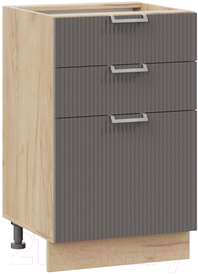 Шкаф-стол кухонный ТриЯ Кимберли 1Н5Я3 (дуб крафт золотой/муссон) - фото