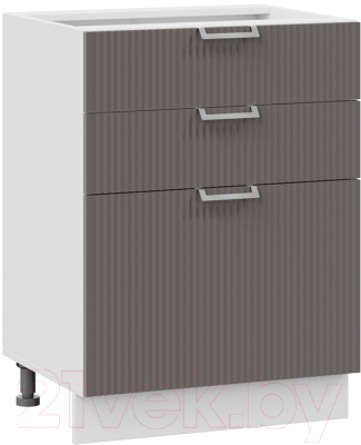 Шкаф-стол кухонный ТриЯ Кимберли 1Н6Я3 (белый/муссон) - фото