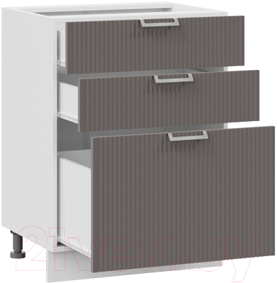 Шкаф-стол кухонный ТриЯ Кимберли 1Н6Я3 (белый/муссон)