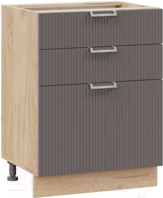 Шкаф-стол кухонный ТриЯ Кимберли 1Н6Я3 (дуб крафт золотой/муссон) - фото