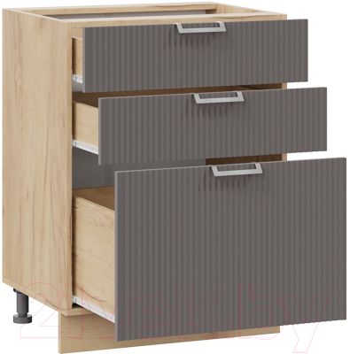 Шкаф-стол кухонный ТриЯ Кимберли 1Н6Я3 (дуб крафт золотой/муссон)