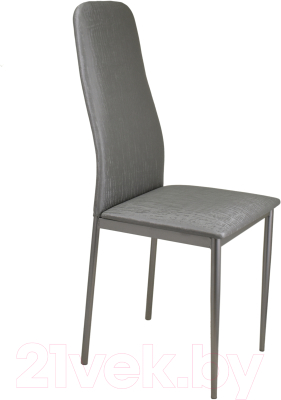 Стул Гальваник Вест (эмаль серебро/ВВ 5 бенгал серый)