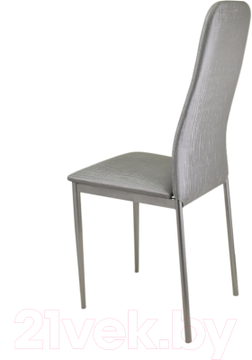 Стул Гальваник Вест (эмаль серебро/ВВ 5 бенгал серый)