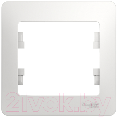 Рамка для выключателей и розеток Systeme (Schneider) Electric Glossa GSL000101 - фото