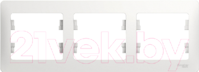 Рамка для выключателей и розеток Systeme (Schneider) Electric Glossa GSL000103 - фото