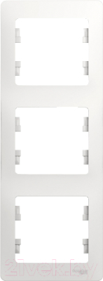 Рамка для выключателей и розеток Systeme (Schneider) Electric Glossa GSL000107 - фото