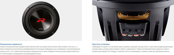 Головка сабвуфера Alpine R2-W10D4