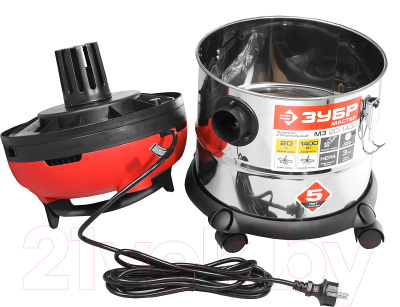 Профессиональный пылесос Зубр М3-20 / ПУ-20-1400 М3