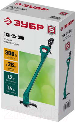 Триммер электрический Зубр ТСН-25-300