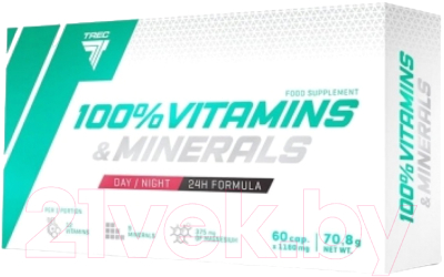 Витаминно-минеральный комплекс Trec Nutrition 100% Vitamins&Minerals  - фото
