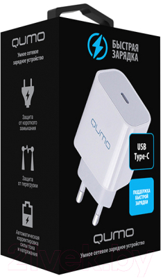 Адаптер питания сетевой Qumo Energy Light Charger 0051 / Q32845