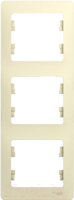 Рамка для выключателей и розеток Systeme (Schneider) Electric Glossa GSL000207 - фото