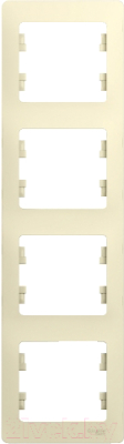 Рамка для выключателей и розеток Systeme (Schneider) Electric Glossa GSL000208 - фото
