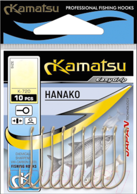 Набор крючков рыболовных KAMATSU Hanako Bln / 513300306