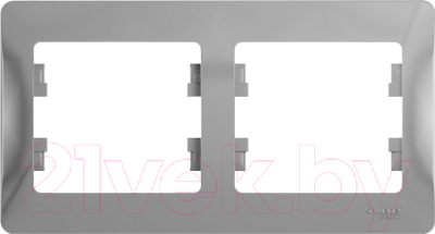 Рамка для выключателей и розеток Systeme (Schneider) Electric Glossa GSL000302 - фото