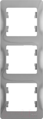 Рамка для выключателей и розеток Systeme (Schneider) Electric Glossa GSL000307 - фото