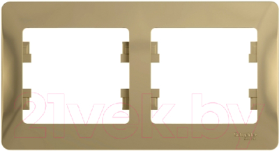 Рамка для выключателей и розеток Systeme (Schneider) Electric Glossa GSL000402 - фото