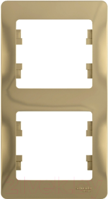 Рамка для выключателей и розеток Systeme (Schneider) Electric Glossa GSL000406 - фото