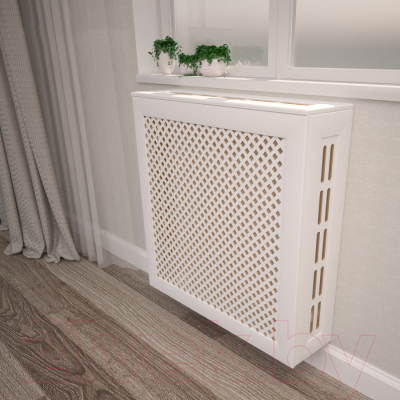 Экран для радиатора STELLA Глория Белый