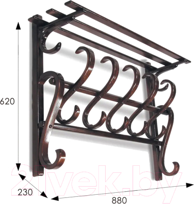 Вешалка для одежды Мебелик В 7Н