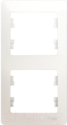 Рамка для выключателей и розеток Systeme (Schneider) Electric Glossa GSL000606 - фото