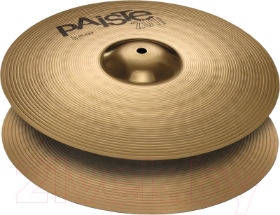 Набор тарелок для ударной установки Paiste 201 Bronze Hi-Hat 0000154014 (2шт) - фото