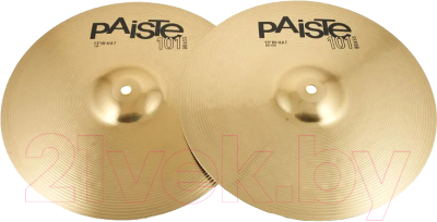 Набор тарелок для ударной установки Paiste 101 Brass Hi-Hat 0000144013 - фото