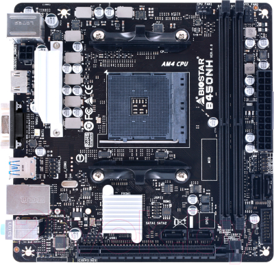 Материнская плата Biostar B450NH Ver. 6.x - фото
