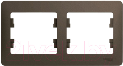 Рамка для выключателей и розеток Systeme (Schneider) Electric Glossa GSL000802 - фото