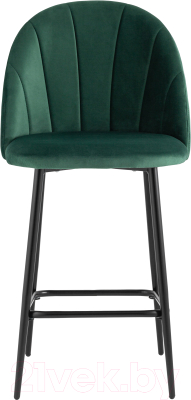 Стул барный Stool Group Логан полубарный / AV 413-Cdf-08(PP) (велюр зеленый)