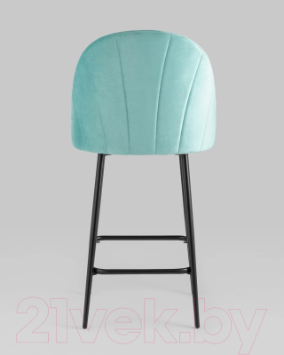 Стул барный Stool Group Логан полубарный / AV 413-H50-08(PP) (велюр пыльно-голубой)