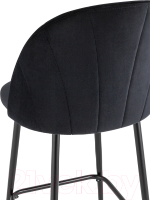 Стул барный Stool Group Логан полубарный / AV 413-H75-08(PP) (велюр черный)