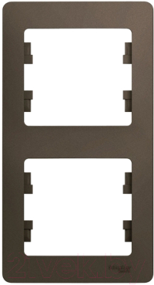 Рамка для выключателей и розеток Systeme (Schneider) Electric Glossa GSL000806 - фото