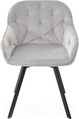 Стул M-City Gale / 629M04842 (Bluvel-03 светло-серый/черный)