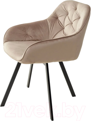 Стул M-City Gale / 629M04841 (Bluvel-40 бежевый/черный)