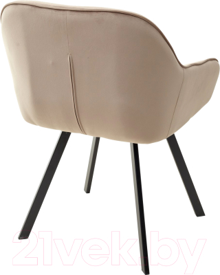 Стул M-City Gale / 629M04841 (Bluvel-40 бежевый/черный)