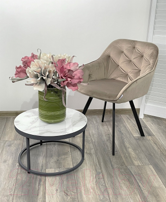 Стул M-City Gale / 629M04841 (Bluvel-40 бежевый/черный)