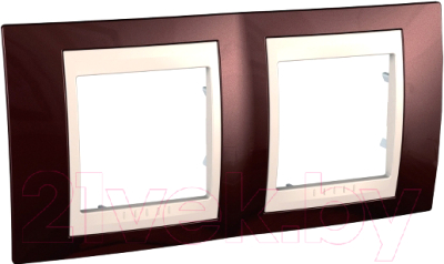 Рамка для выключателей и розеток Schneider Electric Unica MGU6.004.551 - фото