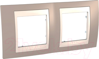 Рамка для выключателей и розеток Schneider Electric Unica MGU6.004.574 - фото