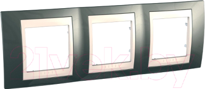 Рамка для выключателей и розеток Schneider Electric Unica MGU6.006.524 - фото