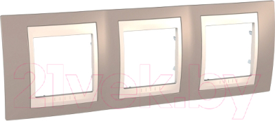 Рамка для выключателей и розеток Schneider Electric Unica MGU6.006.574 - фото