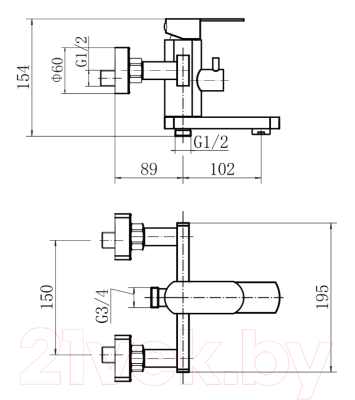Смеситель Fashun A53020-21