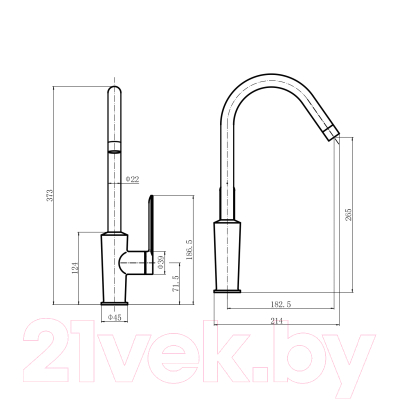 Смеситель Fashun A54025-8